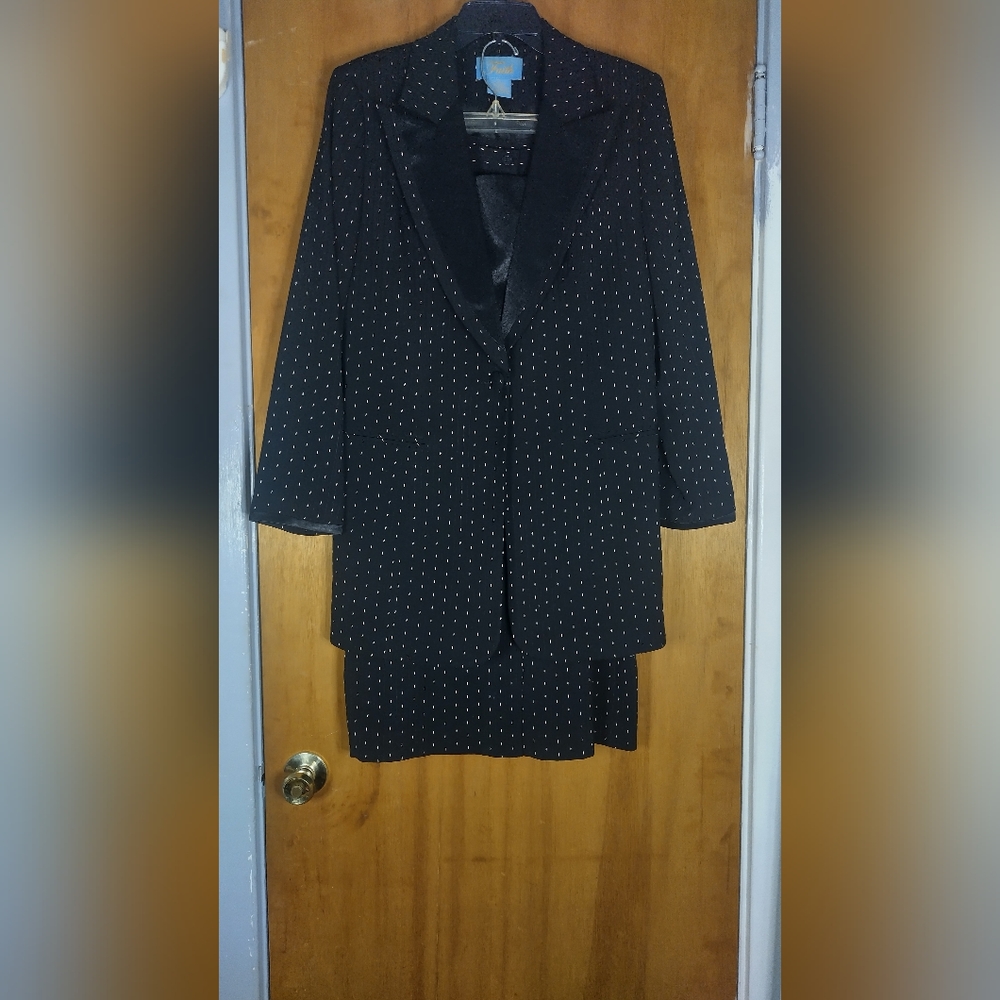 Faith Polka Dot Black Blazer